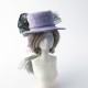 Chapéu em crepe lilás